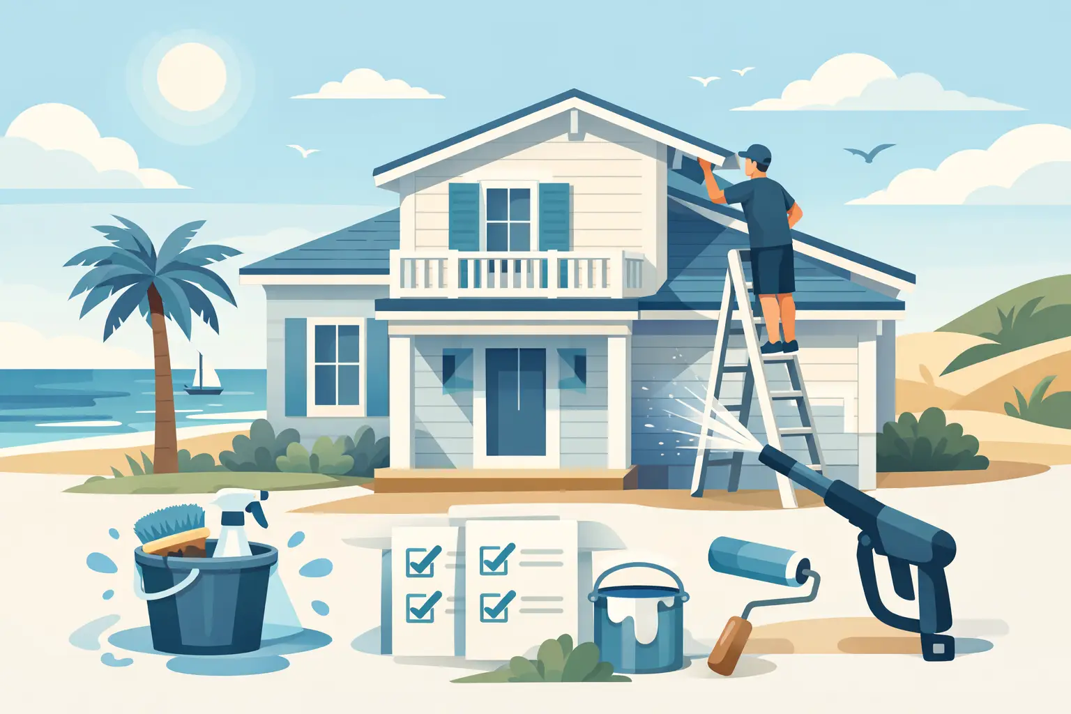Coastal Home Exterior Maintenance Checklist