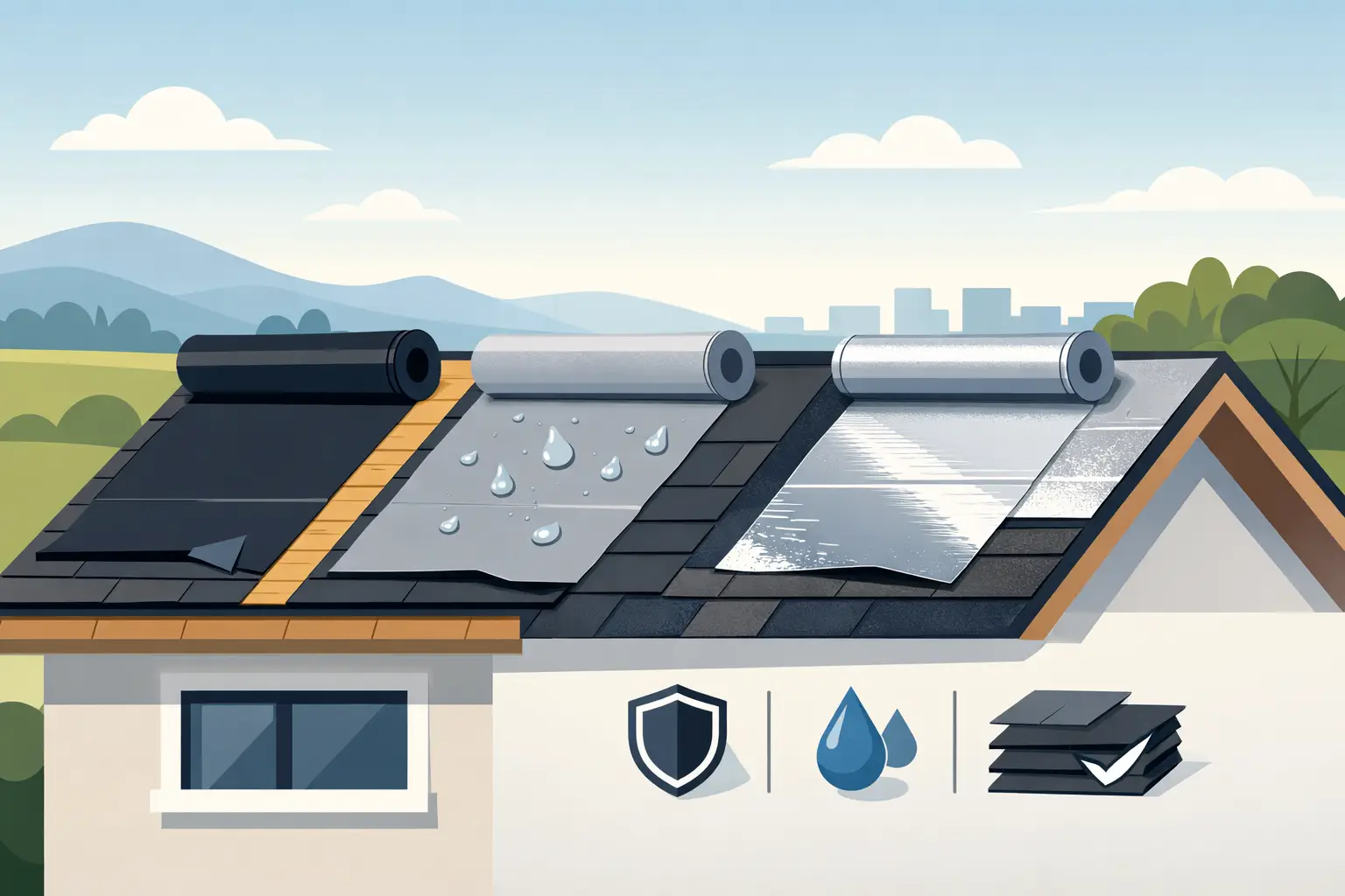 Roof Underlayment Comparison for Homeowners