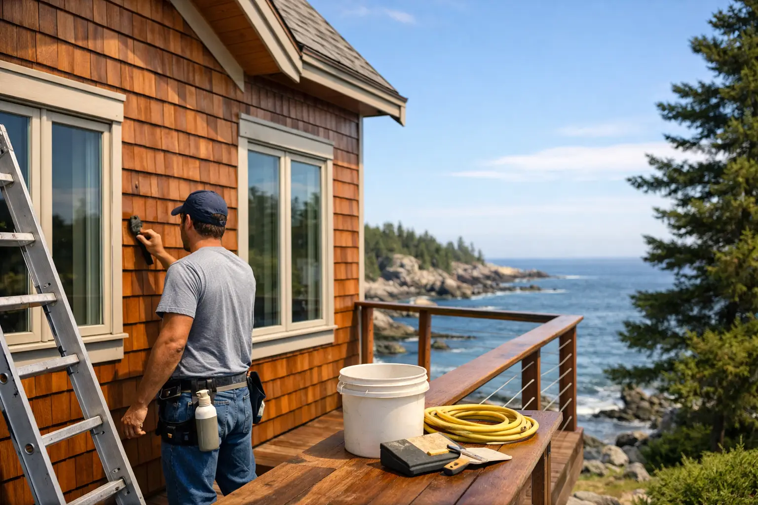 Cedar Siding Maintenance Schedule for Coastal Homes
