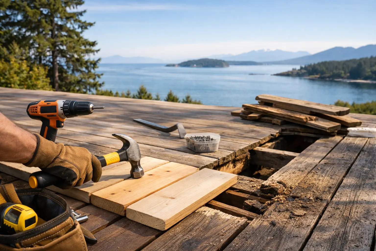 How Much Does Deck Repair Cost on Vancouver Island?