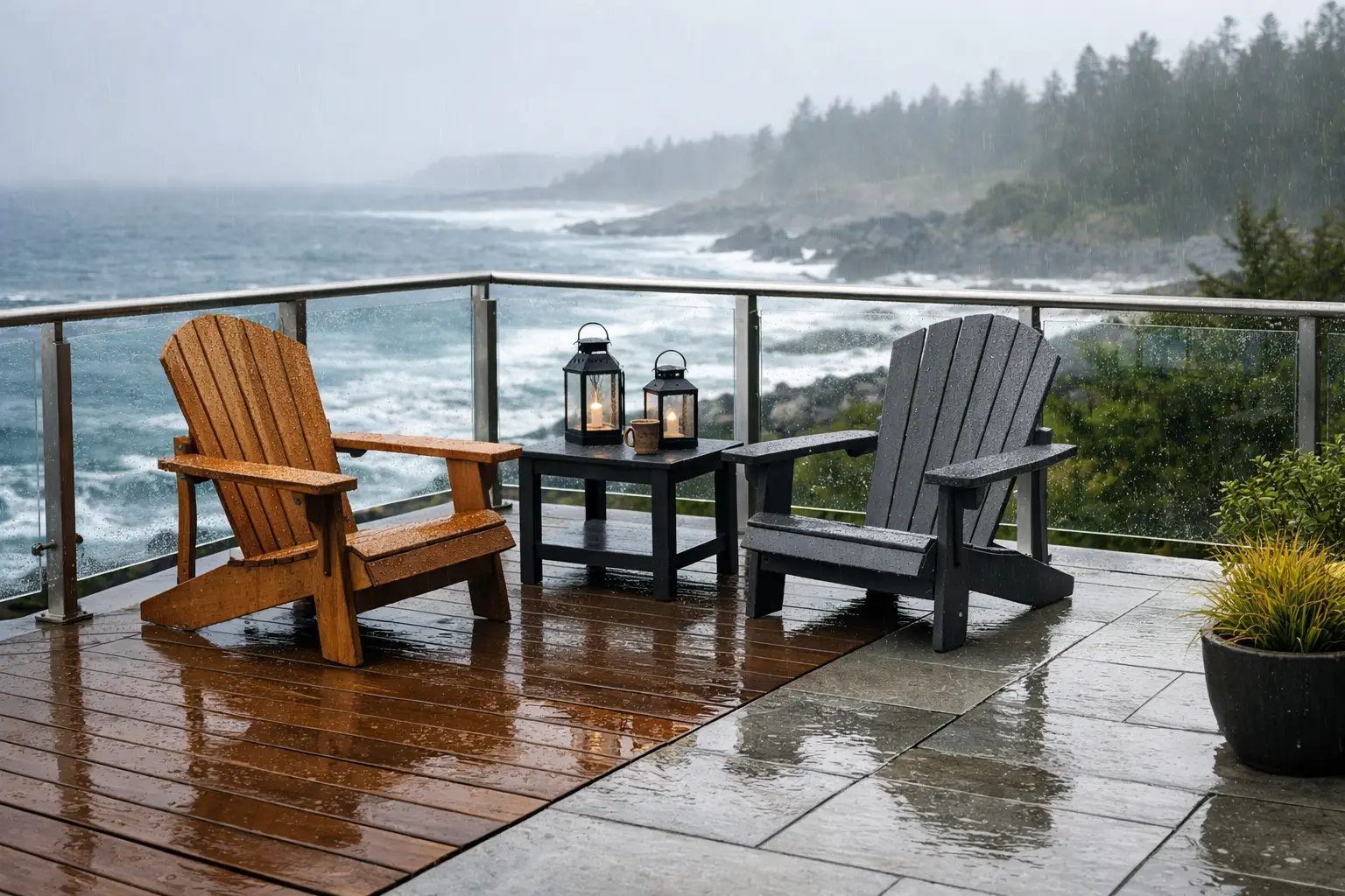 Best Deck Materials for Rainy Coastal Homes