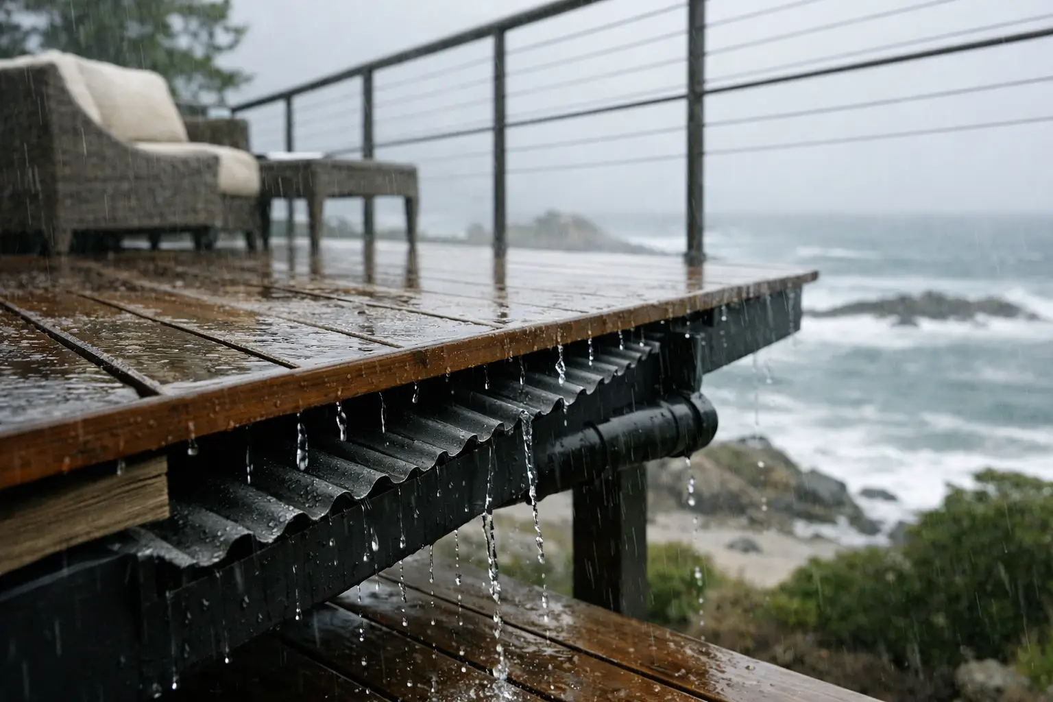 How to Plan Deck Drainage for Coastal Rain