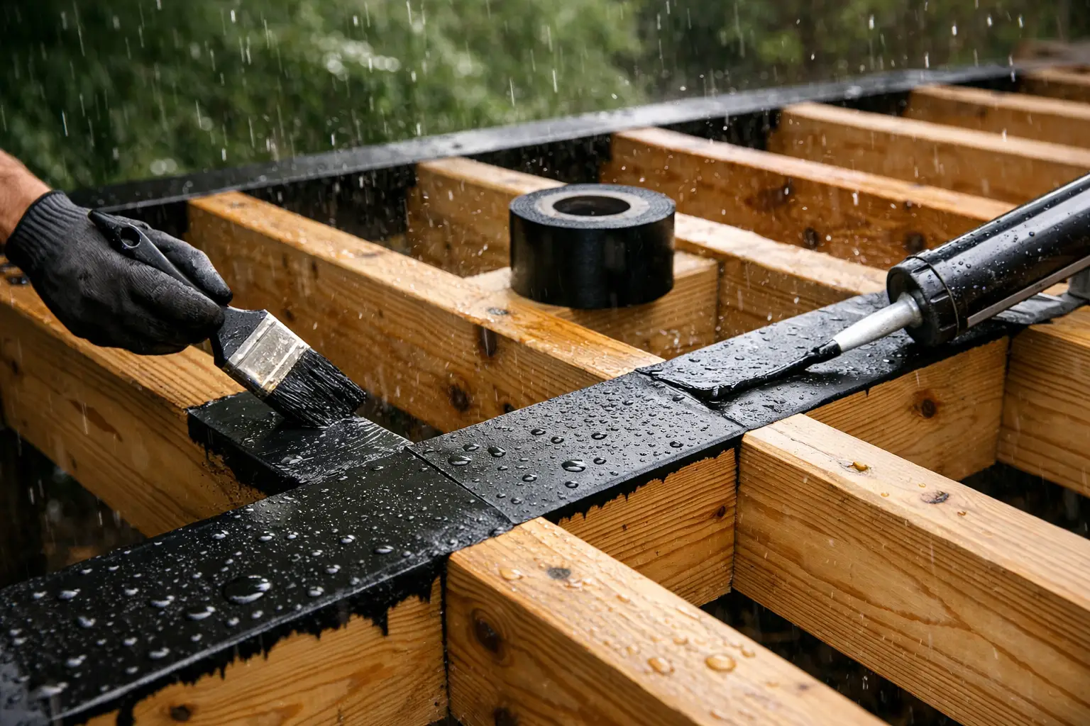 How to Waterproof Deck Framing for Wet Weather