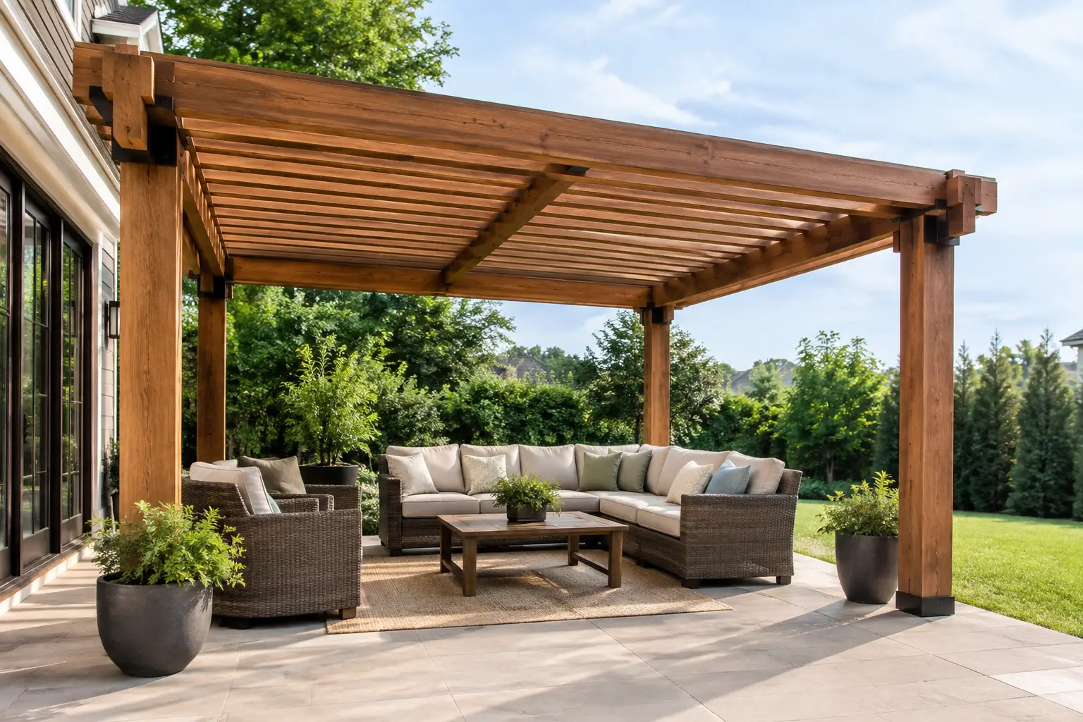 How to Choose Pergola Size for Your Patio