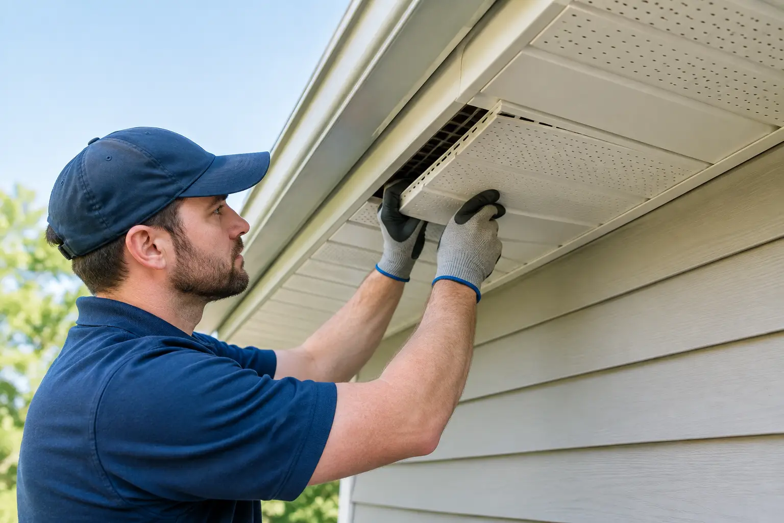 How to Repair Loose Soffit Panels Properly