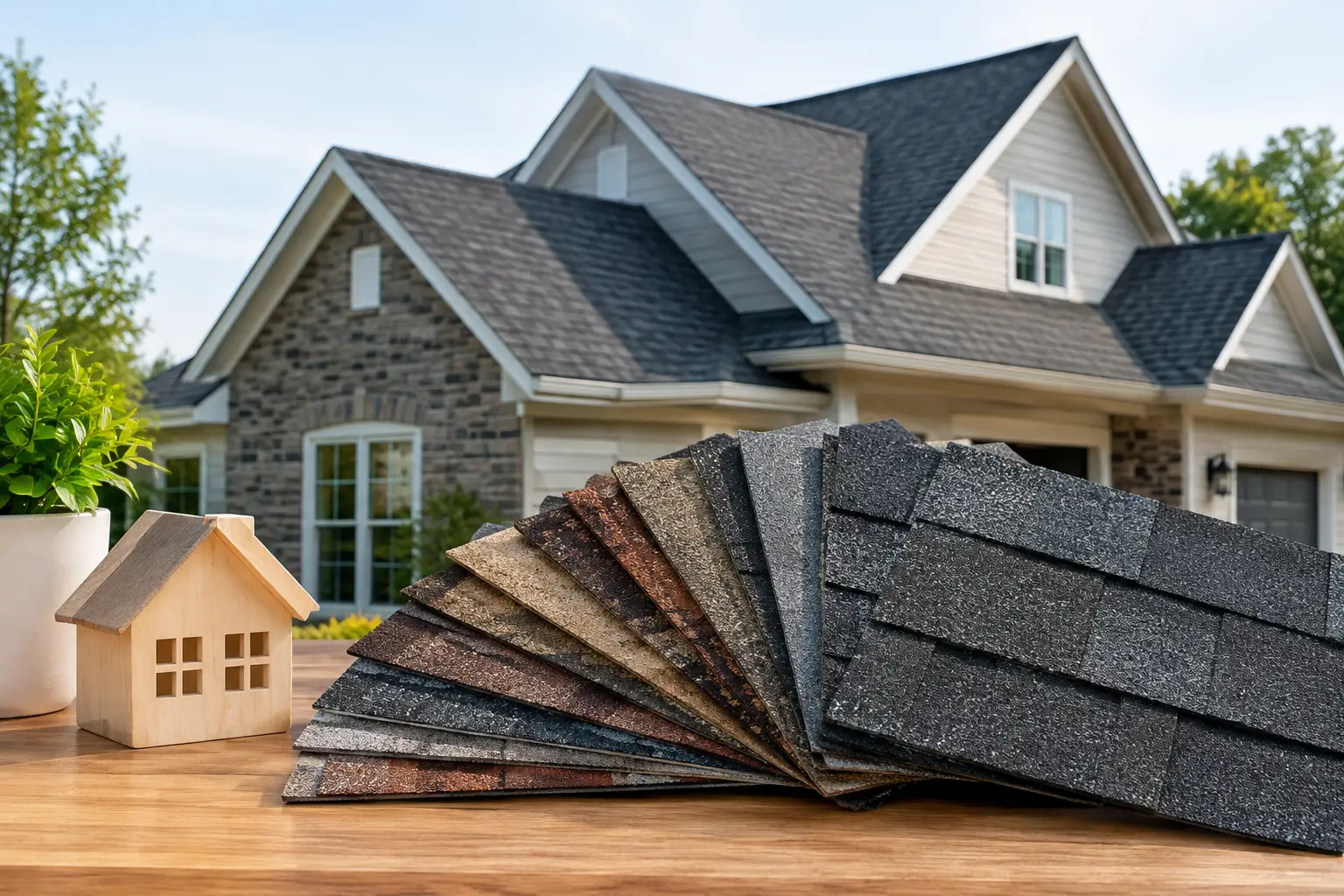 How to Choose Asphalt Shingle Color for Your Home